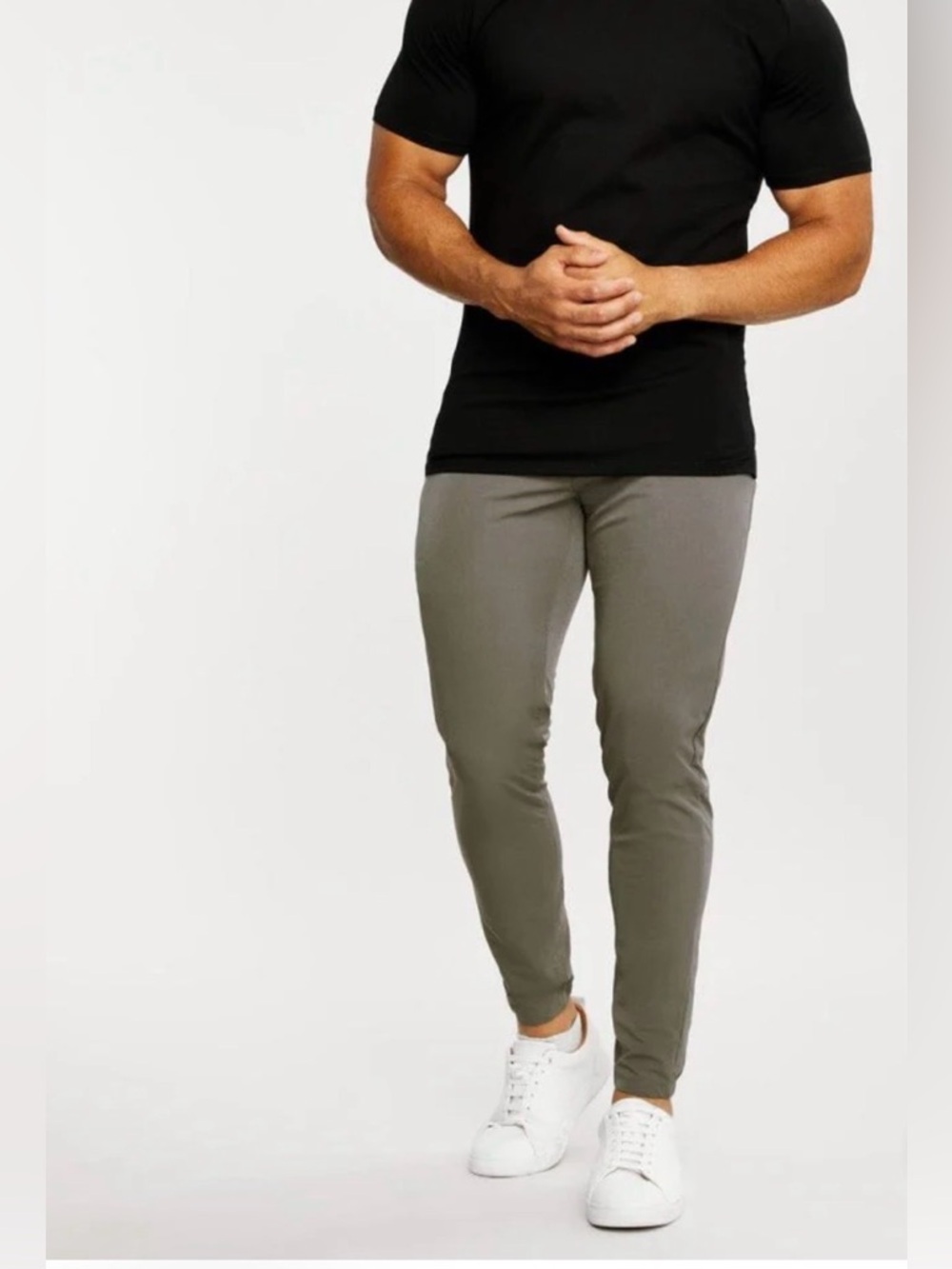 Tailored Athlete Olive Green Everyday Tech Trousers